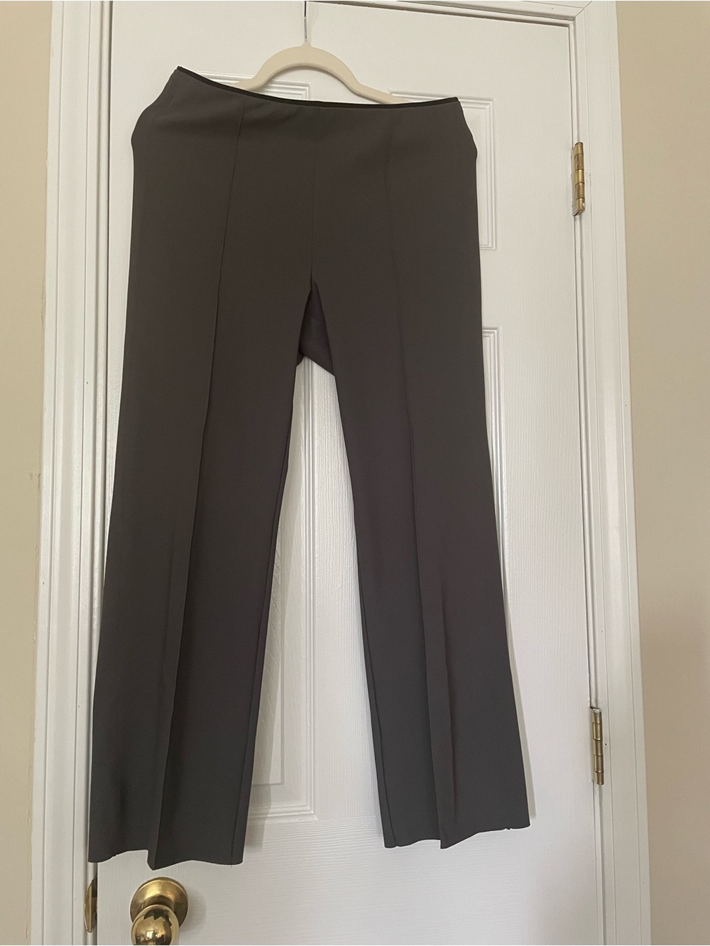 Athleta Women’s Straight Leg Capri Pants Stretch - Charcoal Gray